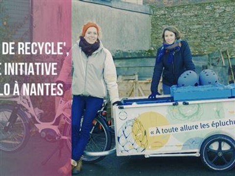 Original : la collecte des épluchures à vélo