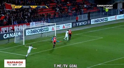 Rennes 2-2 Marseille - les Buts - 13.12.2017