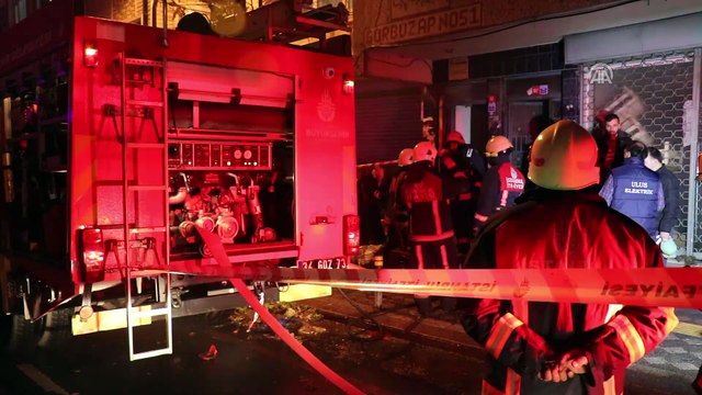 Zeytinburnu'nda atölye yangını - İSTANBUL