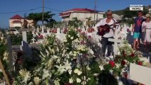 Johnny Hallyday enterré à Saint-Barthélemy - Hélène Darroze victime d’une mauvaise chute