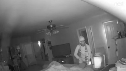 'Grinch' Wearing Santa Hat Robs Home In Los Angeles