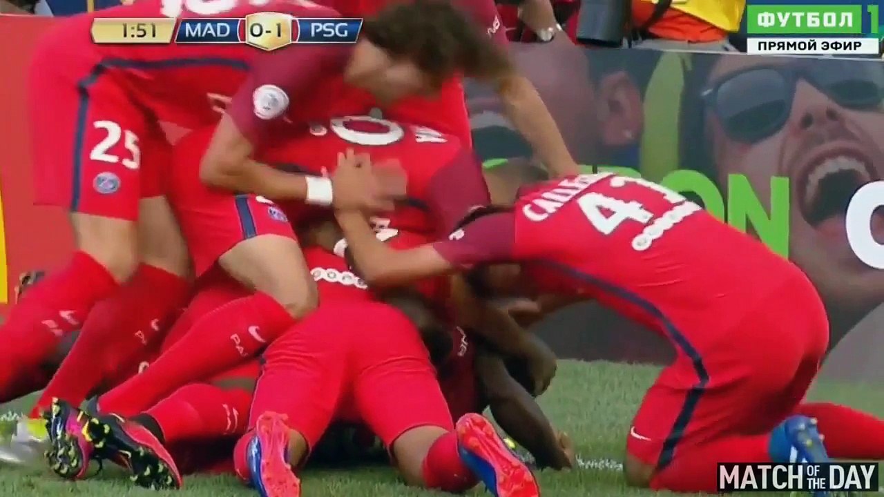 Real Madrid 1- 3 Paris Saint Germain - HIGHLIGHTS & GOALS RESUMEN & GOLES - ICC 28 /07/ 2016