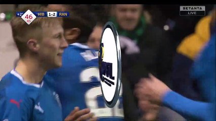 1-2 Alfredo Morelos Goal Scotland  Premiership - 13.12.2017 Hibernian FC 1-2 Rangers FC