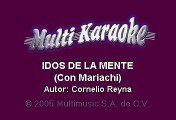 Cornelio Reyna con Mariachi - Idos De La Mente (Karaoke)