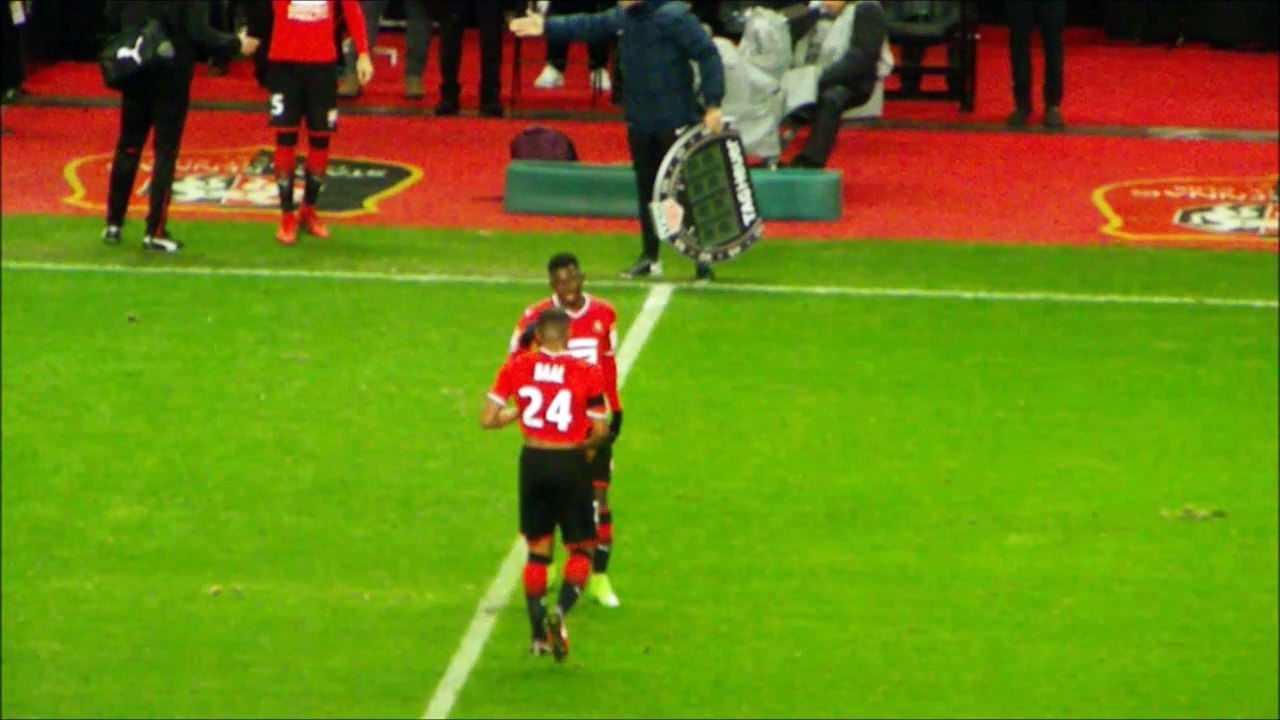13/12/17 : SRFC-OM : changement Baal / Bensebaini (37')