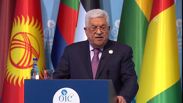 İslam İşbirliği Teşkilatı Olağanüstü Zirvesi - Filistin Devlet Başkanı Abbas (2) - İSTANBUL