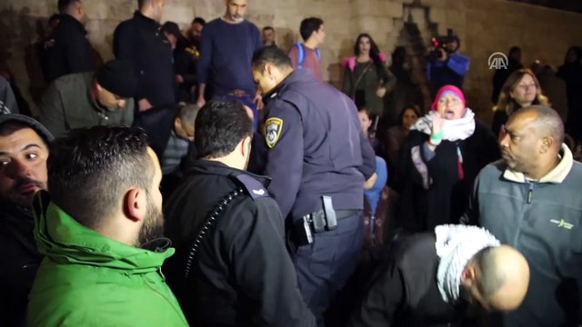 Göstericilere polis müdahalesi - KUDÜS