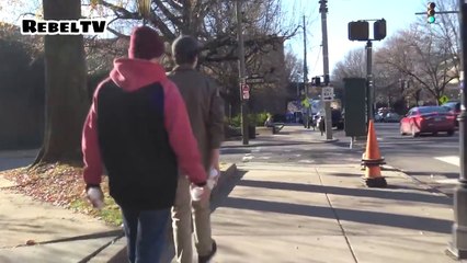 Throwing Snowballs at People Prank