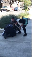 Christmas Shopping at the Apple Store, Interrupted by Police