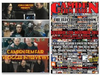 Camden Film Fair: Interviews @ Electric Ballroom (2015) - Seize the Night & Serurta! (HQ)