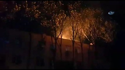 Mobilya Fabrikasının Çatısı Alev Alev Böyle Yandı