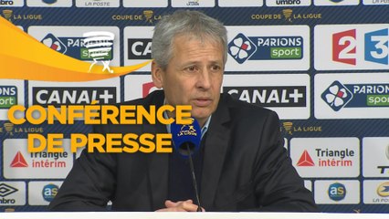 Conférence de presse LOSC - OGC Nice (1-1 2 tab à 3) :  (LOSC) - Lucien FAVRE (OGCN) - 2017/2018