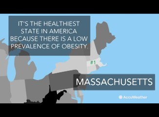Top 5 healthy and least healthy states in the US