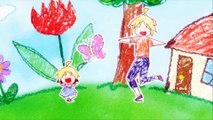 Hanamaru Kindergarten - Kei Shindou and Yoko Honna - Sekai de Ichiban - Ending 12