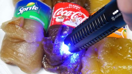 Wie man essbaren Coca Cola Flaschen Schleim selber macht!