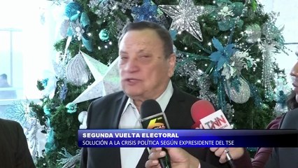 Expresidente del TSE: Segunda vuelta electoral solución a la crisis política