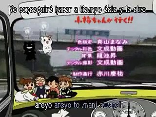 Oruchuban Ebichu - Minami Karasuyama Choume Production - kumo kumo ga kenikon mata keyafu - Ending 1