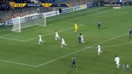 Buts Montpellier (MHSC) 4-1 Lyon (OL) résumé de match