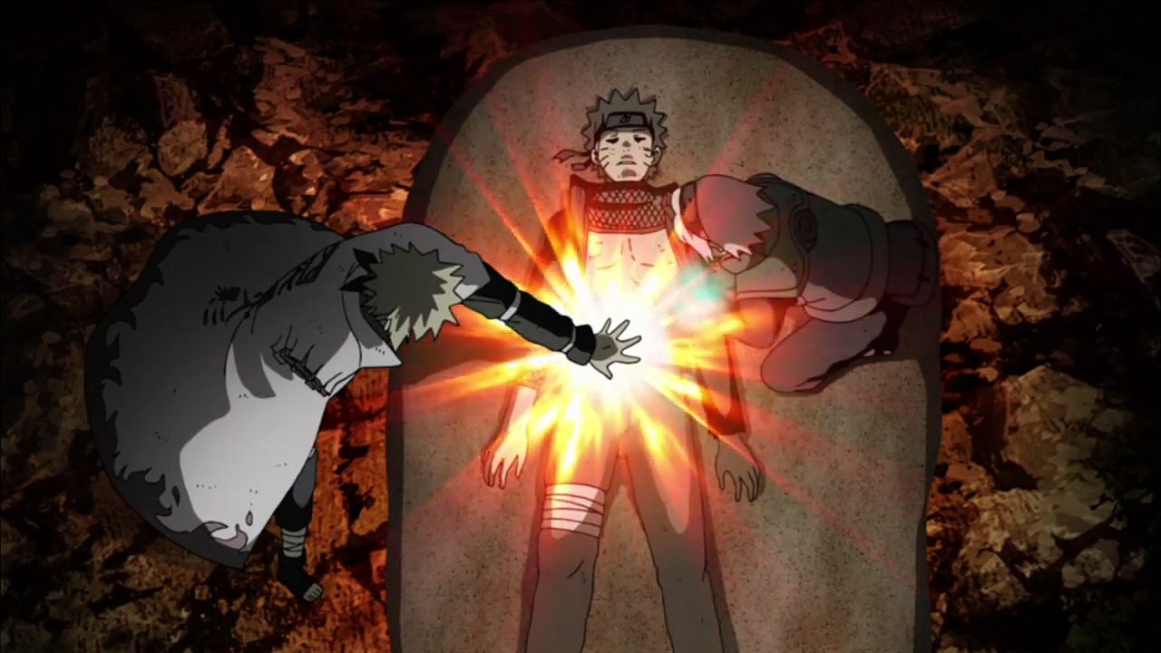 Obito betrays Madara _ Minato Kakashi and Obito vs. Six Paths Madara-WMmXubG1hZM