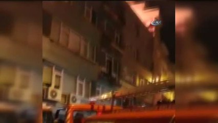 Şişli'de Çatıda Çıkan Yangın Kısa Süreli Paniğe Neden Oldu