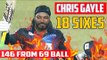 Chris Gayle on FIRE - 18 Sixes 5 Fours In BPL Final 2017 Highlights - 146 Run From 69 Balls