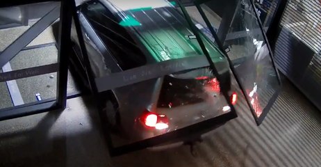 Thief Smashes Car Into Building to Steal ATM