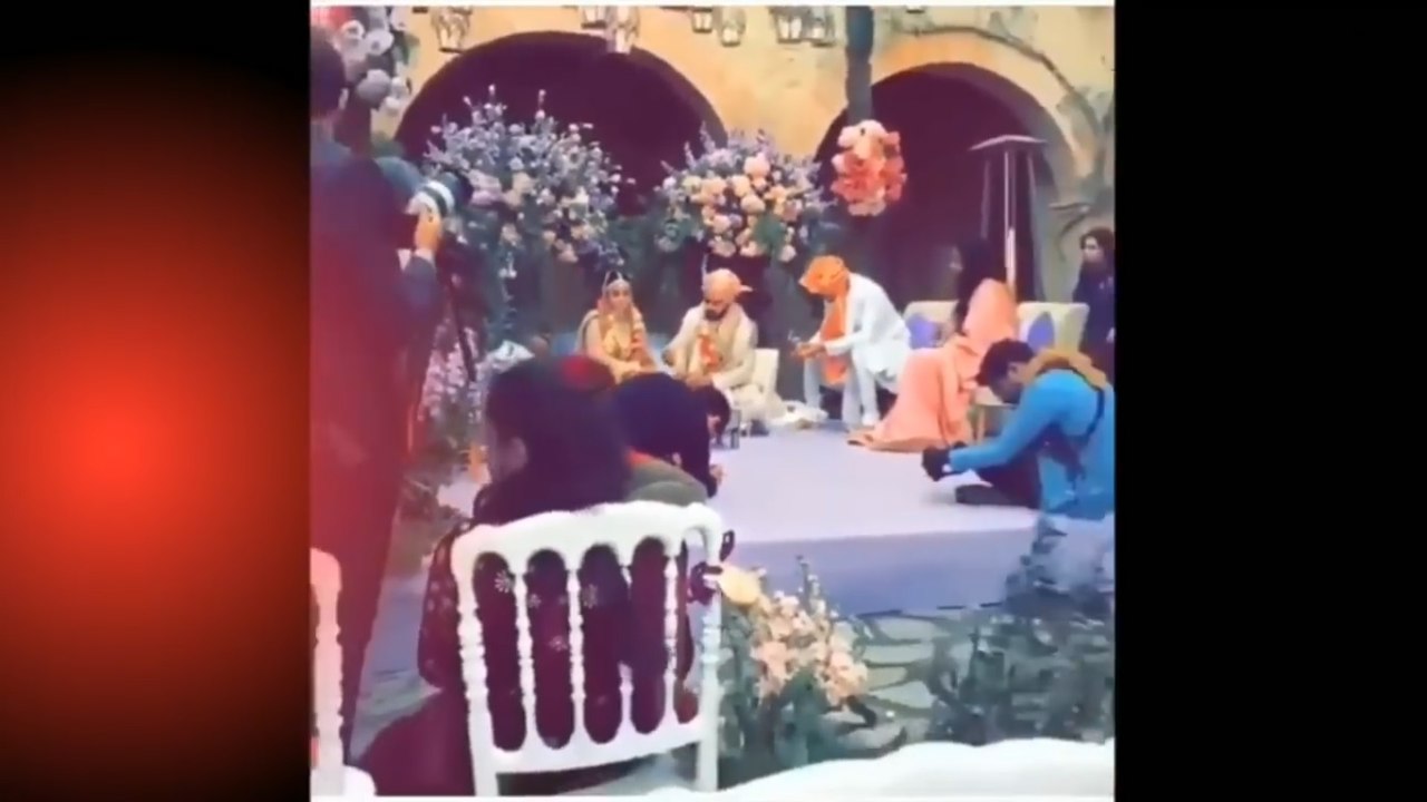 Virat Kohali and Anushka Sharma Marriage Video