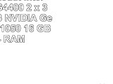 one Aufrüstkit  Intel Pentium G4400 2 x 330GHz  2 GB NVIDIA GeForce GTX 1050  16 GB