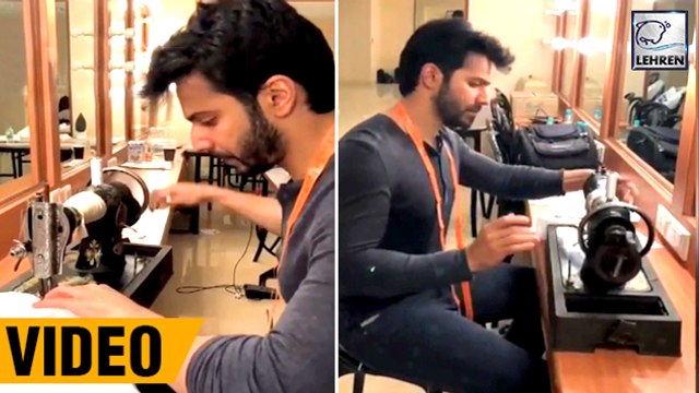 Varun Dhawan Stitches Ladies Blouse For Sui Dhaaga