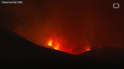 California Firefighters Battle Winds
