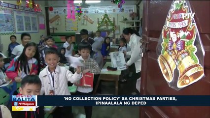 'No collection policy' sa mga Christmas party, ipinaalala ng DepEd