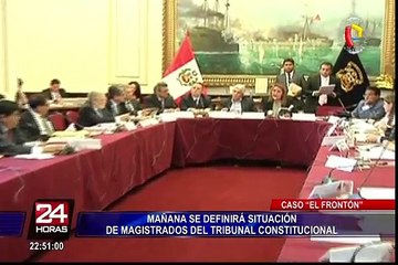 Caso El Frontón: informe contra magistrados del TC será debatido este jueves