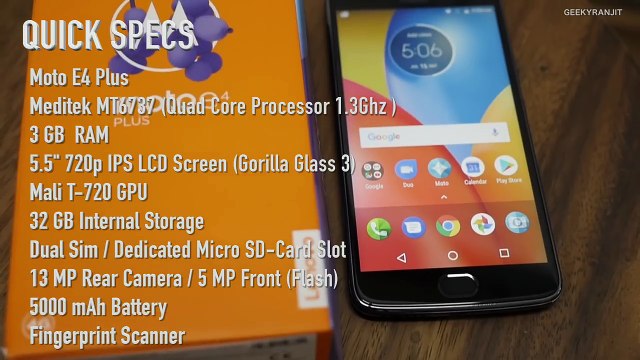 Moto E4 Plus Unboxing & Overview Smartphone with 5000 mah battery-V5_Lm-Ytl7U