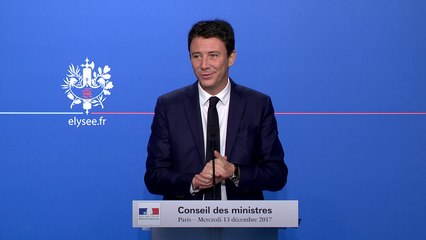 Compte rendu du Conseil des ministres du 13 décembre 2017