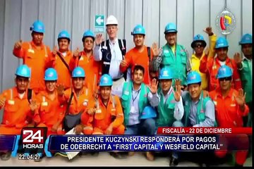 Presidente Kuczynski responderá ante la Fiscalía por presuntos vínculos con Odebrecht