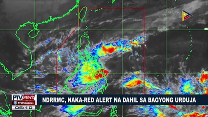 NDRRMC, naka-red alert na dahil sa bagyong #UrdujaPH