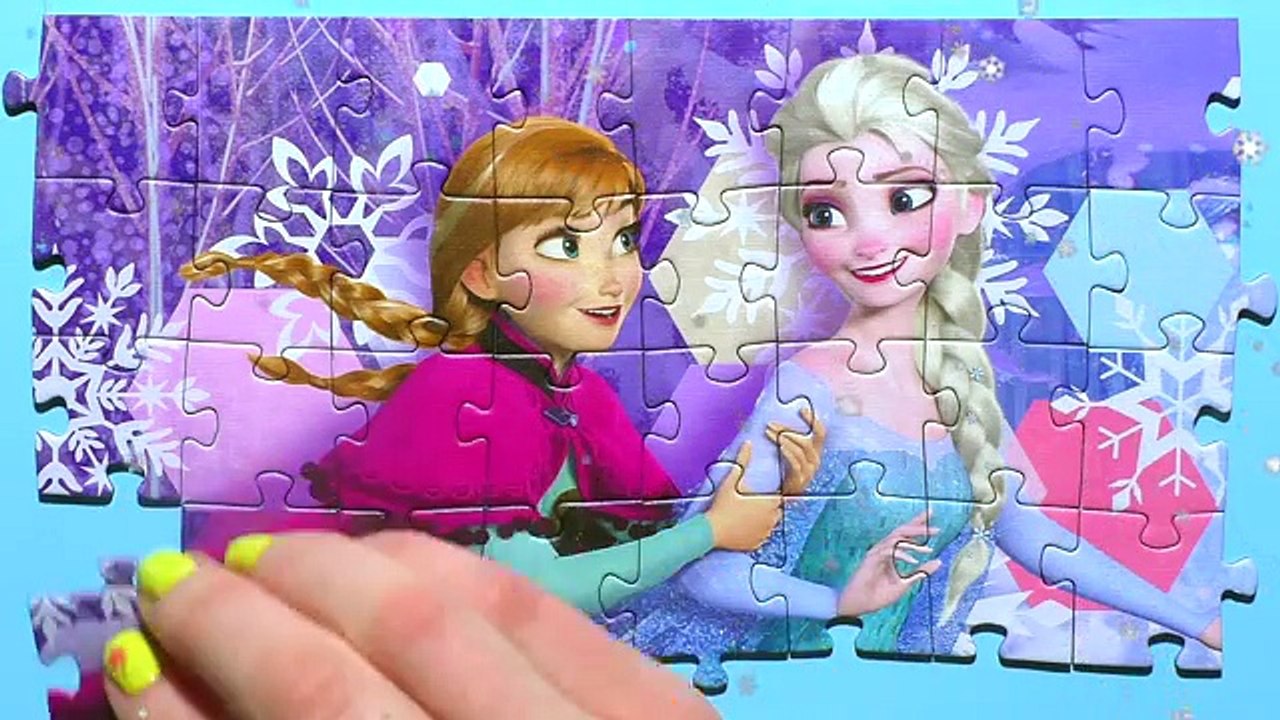 FROZEN Disney Puzzle Games Toys Learning Activities Rompecabezas Jigsaw ...