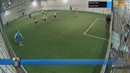 But de Emmanuel (1-0) - Melting Potes Vs Groupe Vinet - 14/12/17 19:00 - LIGUE 4