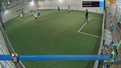 But de Emmanuel (2-3) - Melting Potes Vs Groupe Vinet - 14/12/17 19:00 - LIGUE 4