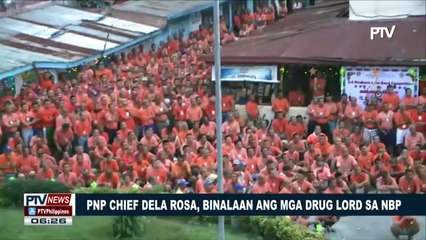 PNP Chief Dela Rosa, binalaan ang mga drug lord sa NBP