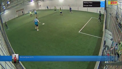 But de Dylan (3-7) - Melting Potes Vs Groupe Vinet - 14/12/17 19:00 - LIGUE 4 - Poitiers Game Parc
