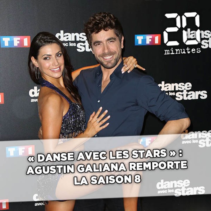 «Danse avec les stars» : Agustin Galiana remporte la saison 8