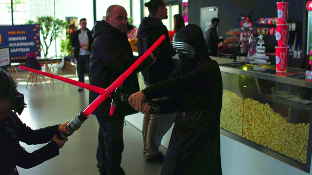 Star Wars les derniers Jedi : les fans au cinéma l'Ellipse d'Ajaccio