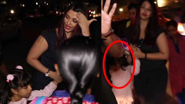 Aishwarya Rai IRRITATED, Hides Aaradhya Bachchan From Photographers