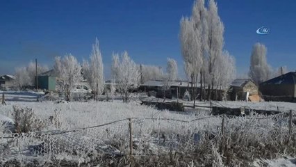 Çaldıran Eksi 30 Dereceye Kadar Düştü, Ortaya Kartpostallık Görüntüler Çıktı