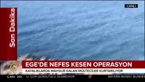 Ege'de göçmen kurtarma operasyonu