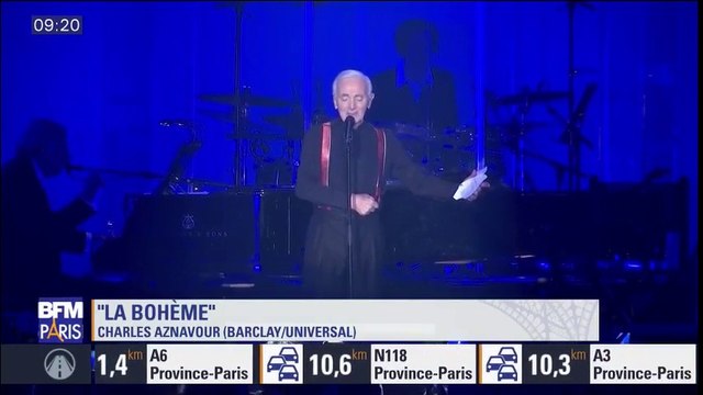 Revivez les grands moments du concert de Charles Aznavour à Bercy