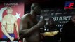 Le boxeur Patrice Quarteron offre un kebab à son adversaire turc Sean Tolouee