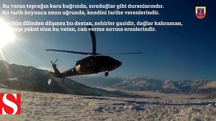 Jandarma paylaştı!; Kahraman Mehmetçik koşullarda bile teröre geçit vermiyor!;