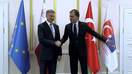 AB Bakanı Çelik Malta Dışişleri Bakanı Abela'yla Görüştü